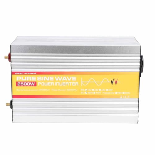 5000W Power Solar Wechselrichter, 12 V DC Bis AC, Reiner Sinus, Überlastung, Wohnmobile, Boote, Sonnenkollektoren für Staubsauger von SUPYINI