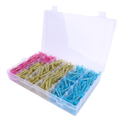540PCS Wärme Schrumpf Draht Steck Verbinder Marine Grade Wasserdichtes Kit mit Isolierten Steck Verbindern für Kfz-Boots Wagen, Multifunktion Stecker von SUPYINI