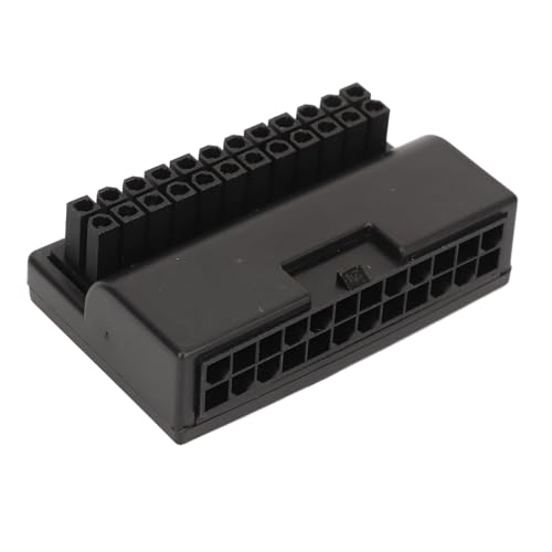 ATX 24Pin Stecker auf 24Pin Buchse 90 Grad Netzteil Plug and Play ATX 24Pin Rechtwinklige Netzteilplatine Desktop-Motherboard PC Netzteil von SUPYINI