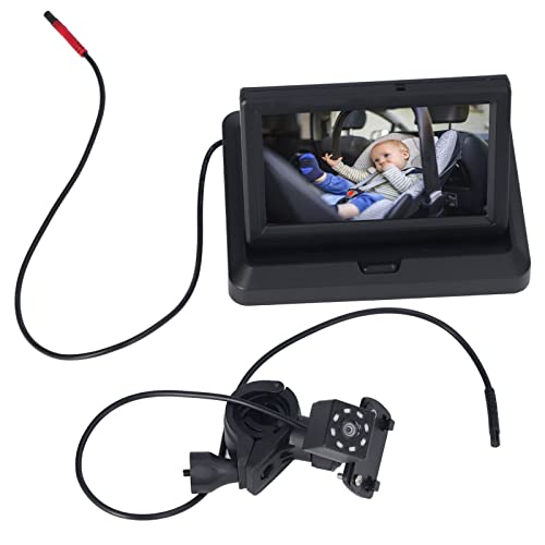 Autokamera Kind Hinten Hinten mit Hellem Blick Weiten Sicht, Nachtsicht Babyautokamera, Babyautokamera für Einstellbare bei der Konsole Easy Installation (5.0in) von SUPYINI