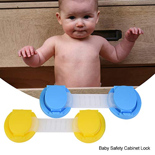 Baby-Schubladenschloss, Kindersichere Schranktürschlösser mit 6-teiligen Sicherheitsschlössern für Schrank, Kühlschrank, Toilette, Einfach zu Installieren Baby-Schubladenschloss, Kindersichere Schranktürschlösser mit 6-teiligen Sicherheitsschlössern für Schrank, Kühlschrank, Toilette, Einfach zu Installieren von SUPYINI