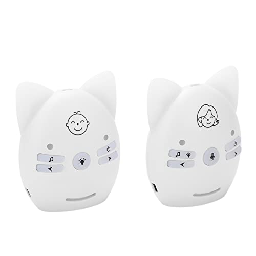 Babypo -Monitor Wireless Two Way Talk Babyphit, Nachtlicht Musik Hoher Qualität, aus Hochwertigem Material, Einfacher Betrieb (EU-Stecker (100-240 V AC)) von SUPYINI