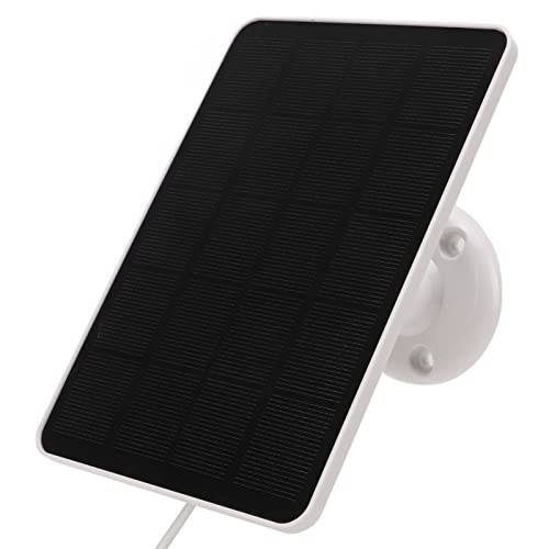 Effizientes Monokristallines Silizium -Solar -Panel -Ladegerät und 4W 5 -V -Ladungsplatte mit Ladekabel, 360 -Grad - -Halterung (Weiß) von SUPYINI