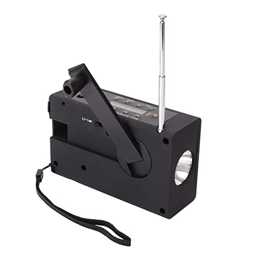 Kurbelradio Notfallradio Bluetooth FM USB Kopfhörerbuchse Taschenlampe Tragbares Solar Radio mit 0,5 W LED Licht for RV Kurbelradio Notfallradio Bluetooth FM USB Kopfhörerbuchse Taschenlampe Tragbares Solar Radio mit 0,5 W LED Licht for RV von SUPYINI