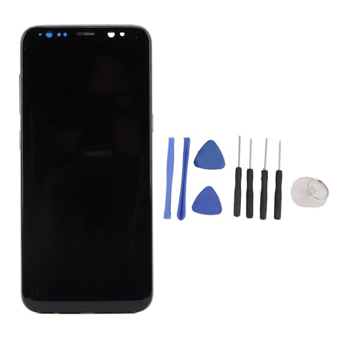 SUPYINI LCD-Display und Touchscreen-Digitizer-Baugruppe für S8 SM G950U G950F – Bildschirmaustausch mit Rahmen und Reparaturwerkzeugen von SUPYINI