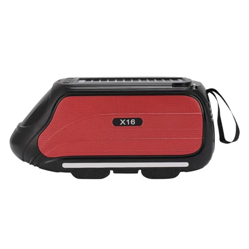 Solarlautsprecher, Tragbarer Drahtloser Sprecher, Solar -Wireless -Lautsprecher mit RGB Light Support Memory Card USB Aux FM Radio für Outdoor -Reisen, Bleibt Aufgeladen, Solarlautsprecher, Tragbarer Drahtloser Sprecher, Solar -Wireless -Lautsprecher mit RGB Light Support Memory Card USB Aux FM Radio für Outdoor -Reisen, Bleibt Aufgeladen, von SUPYINI