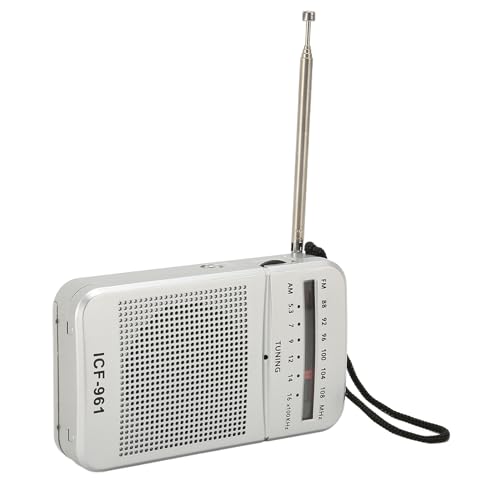 Tragbarer Radio Lautsprecher, Doppelwellenband FM/AM Radio mit Externer Antenne für Outdoor Reise nach Hause Tragbarer Radio Lautsprecher, Doppelwellenband FM/AM Radio mit Externer Antenne für Outdoor Reise nach Hause von SUPYINI