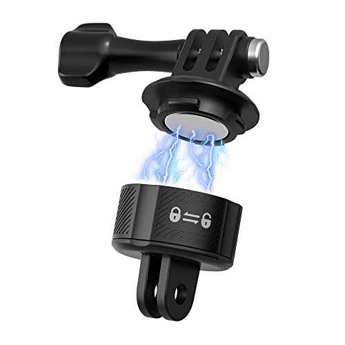SUREWO Quick Release Base Mount für GoPro,Magnetische Stativhalterung Adapter Kompatibel mit GoPro Hero 13 12 11 10 9 8 7 6 5 Schwarz,DJI Osmo Action 5 Pro/4/3,AkASO und mehr SUREWO Quick Release Base Mount für GoPro,Magnetische Stativhalterung Adapter Kompatibel mit GoPro Hero 13 12 11 10 9 8 7 6 5 Schwarz,DJI Osmo Action 5 Pro/4/3,AkASO und mehr von SUREWO