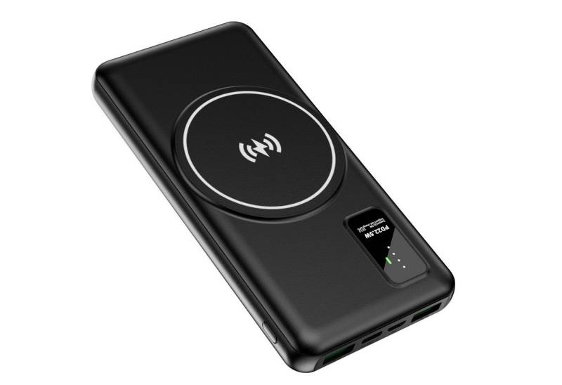 SURFOU Wireless PowerBank 10000mAh Externe HandyAkkus Batterie USB Type C Powerbank, 3*Kabel 22.5W Ladegerät Kompatibel von SURFOU