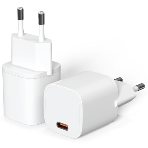 2 Pack 33W USB C Ladegerät, PD3.0 i-Phone Schnellladegerät, Ladestecker i-Phone Power Adapter USB C stecker Netzteil,für i-Phone 15 14 13 12 11 XR XS Samsung Galaxy S23 S22 S21 S20, Huawei von SURNICE