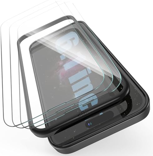SURPHY 3 Stück Schutzfolie Kompatibel mit iPhone 15/15 pro 6,1 Zoll, iPhone 15 Displayschutzfolie Folie (HD-Klarglas) für iPhone 15 pro, 9H Härte, Anti-Kratzen, Anti-Bläschen von SURPHY
