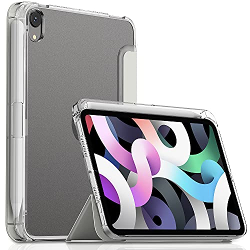 SURPHY Hülle für iPad Mini 6 Hülle 2021, iPad Mini Flip Stand Case mit Stifthalter Folio Schutzhülle Case Kompatibel mit iPad Mini 6. Generation 8,3 Zoll, Hellgrau von SURPHY