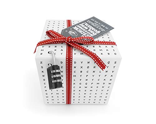 SURPRISA Rätselbox | Geldgeschenke Verpackung, Gutscheine zum Geburtstag oder Weihnachten | kleine Geschenkbox Worträtsel, weiß von SURPRISA