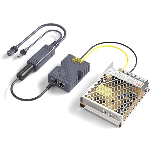 Starlink Mini Power Kit, 150W GigE Passiv & ESD-Schutz mit 110–260V AC-Netzteil (48 V/3 A) und 12V Mini Starlink-Adapter-Splitter für Starlink Mini Dishy von SURVADV