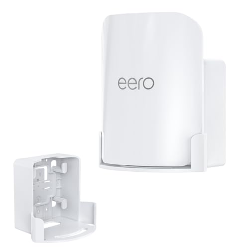 Wandhalterung für eero Pro 7 Tri-Band Mesh Wi-Fi 7 Router - platzsparende Halterung mit Kabelmanagement, einfach zu installieren inklusive Schrauben, kompatibel nur mit eero Pro 7 für Wand Wandhalterung für eero Pro 7 Tri-Band Mesh Wi-Fi 7 Router - platzsparende Halterung mit Kabelmanagement, einfach zu installieren inklusive Schrauben, kompatibel nur mit eero Pro 7 für Wand von SURVADV