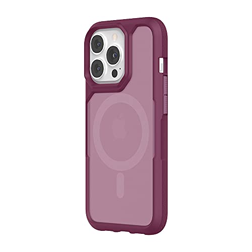 SURVIVOR Endurance MagSafe Smartphone Case für iPhone 13 Pro (6,1"), ultraflacher Fallschutz aus bis zu 4,2 m Höhe – Pflaume (GIP-083-PLM) von SURVIVOR