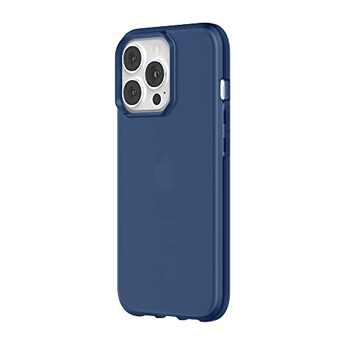 Survivor Clear Case Hülle nach Militärstandard für Apple iPhone 13 Pro [Dünnes Design I 1.8m Sturzfest I 5G, MagSafe & Qi Wireless Charging kompatibel] blau/transparent von SURVIVOR