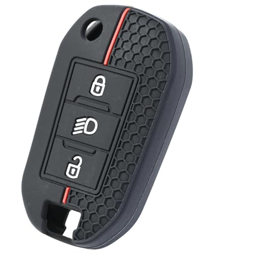Schlüsselgehäusehalter Fernbedienung Silikon Auto Schlüsselanhänger Ring Shell Cover Fall Halter 3 Taste Für 208 301 308 508 5008 3008 Für Citroen 2010-2023 Schlüsselgehäuse Schlüsselgehäusehalter Fernbedienung Silikon Auto Schlüsselanhänger Ring Shell Cover Fall Halter 3 Taste Für 208 301 308 508 5008 3008 Für Citroen 2010-2023 Schlüsselgehäuse von SUSHUANG