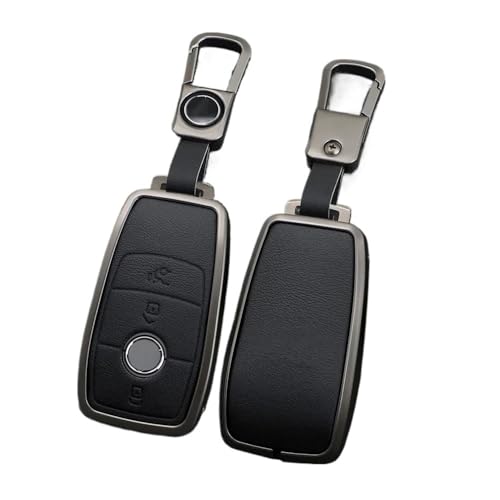Schlüsselgehäusehalter Für A B C E S Klasse W204 W205 W212 Autoschlüsseletui Abdeckung Schlüsselanhänger W213 W176 GLC CLE CLA GLB GLC GLS AMG W177 W222 Schlüsselgehäuse(1 UK) von SUSHUANG