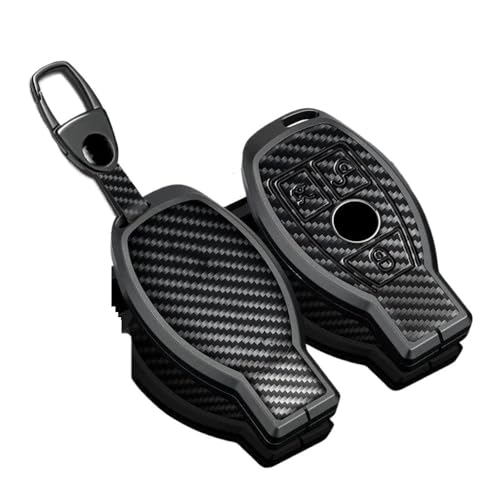Schlüsselgehäusehalter Für A C E S G Klasse GLA CLA GLK GLC W204 463 176 251 205 Zinklegierung Auto Remote Key Fob Fall Abdeckung Shell Schlüsselanhänger Schlüsselgehäuse(11 Star Yellow) von SUSHUANG