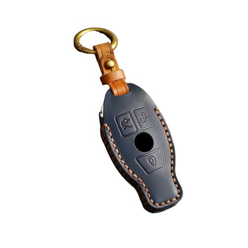 Schlüsselgehäusehalter Für GLK R350 CE-Klasse GLC 2-Tasten-Autoschlüsseletui-Abdeckung Fob-Halter Schlüsselanhänger Shell Schutz Schlüsselanhänger Schlüsselgehäuse(5) von SUSHUANG