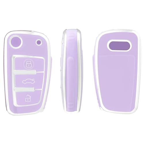 Schlüsselgehäusehalter TPU Flip Auto Schlüsselanhänger Shell Für Q2 Q2l Für E-tron Q3 Q5 Q7 A1 A3 A4 A5 A6 A7 B6 B7 C5 C6 S3 Schlüssel Abdeckung Fall Keychian Schlüsselgehäuse(6) von SUSHUANG