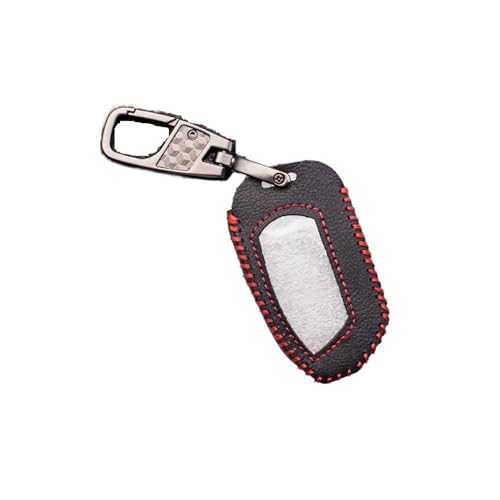 Schlüsselgehäusehalter Zwei-Wege-Autoalarm-Fernbedienung Leder-Schlüsselhülle Schutzabdeckung Schlüsselanhänger Für Pandora DXL 4950 DX-90BT DX-91 DX9X LCD Schlüsselgehäuse(09) von SUSHUANG