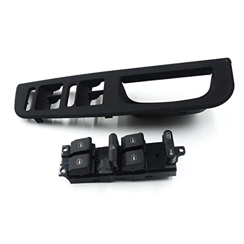 SUSQVHVCK Black Master Window Switch Control Panel Trim Bezel kompatibel for Vw. Kompatibel for Passat kompatibel for Etta kompatibel for Suprreb 1998-2004 3B1867171E 1J4959857B. Relaissatz(Black with SUSQVHVCK Black Master Window Switch Control Panel Trim Bezel kompatibel for Vw. Kompatibel for Passat kompatibel for Etta kompatibel for Suprreb 1998-2004 3B1867171E 1J4959857B. Relaissatz(Black with von SUSQVHVCK