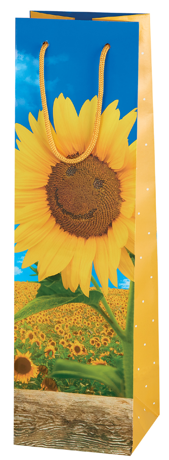 SUSY CARD Flaschentüte , Sunflower Smile, , für 1 Flasche von SUSY CARD