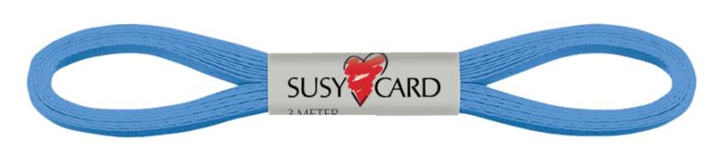 SUSY CARD Geschenkband , Easy, , 6 mm x 3 m, hellblau von SUSY CARD