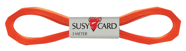 SUSY CARD Geschenkband , Easy, , 6 mm x 3 m, orange von SUSY CARD