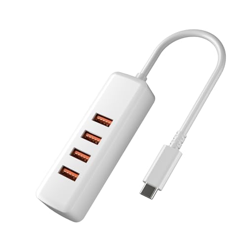 SUTOUG USB C Hub, USB Typ C Port auf USB 3.0 Hub mit 4 Port USB 3.0, Datenübertragungshub 5Gbps von SUTOUG