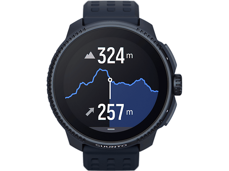 SUUNTO Race Sportuhr Silikon, Für Handgelenkumfang: 125–175 mm, Midnight von SUUNTO