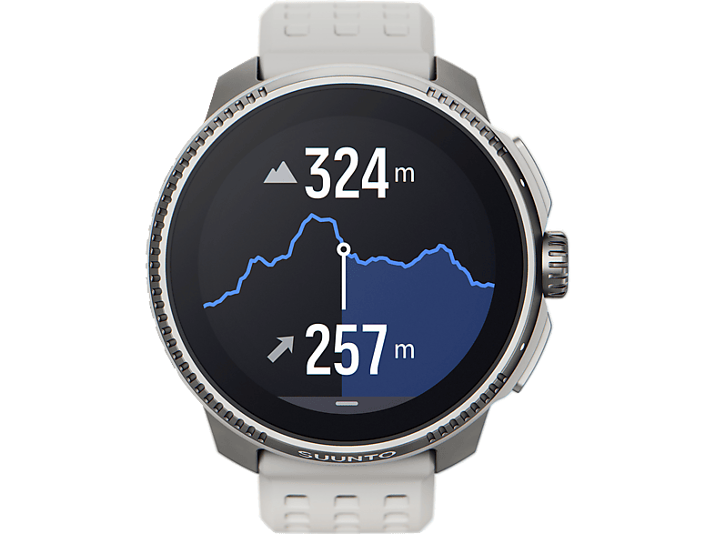 SUUNTO Race Sportuhr Silikon, Für Handgelenkumfang: 125–175 mm (Zusatzarmband bis 215 mm), Birch von SUUNTO