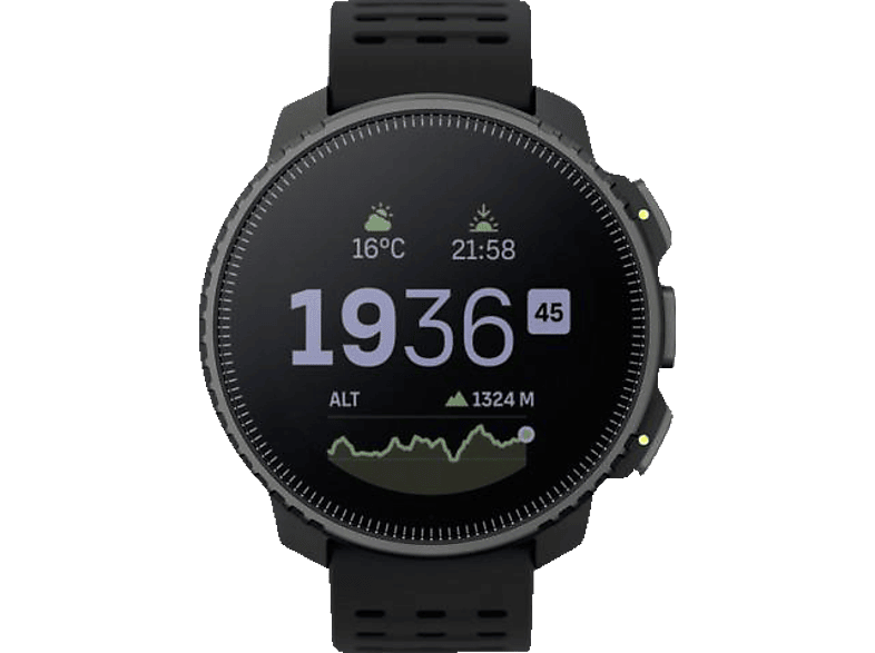 SUUNTO Vertical Smartwatch Glasfaserverstärktes Polyamid Silikon, Einheitsgröße, All Black von SUUNTO