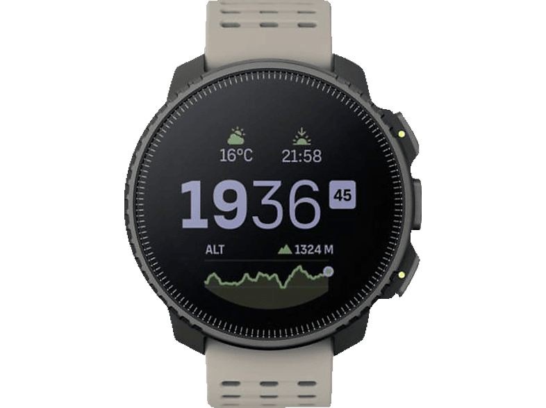 SUUNTO Vertical Smartwatch Glasfaserverstärktes Polyamid Silikon, Einheitsgröße, Black Sand von SUUNTO