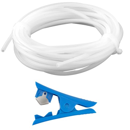 SUpoetry 5M PTFE Schlauch 2.5mm ID × 4mm OD,PTFE-Schlauch mit Schneider, für Bambu Lab A1/A1 mini/P1P/P1S/X1C für Creality K1/K1 Max für Ender 3 V3 SUpoetry 5M PTFE Schlauch 2.5mm ID × 4mm OD,PTFE-Schlauch mit Schneider, für Bambu Lab A1/A1 mini/P1P/P1S/X1C für Creality K1/K1 Max für Ender 3 V3 von SUpoetry