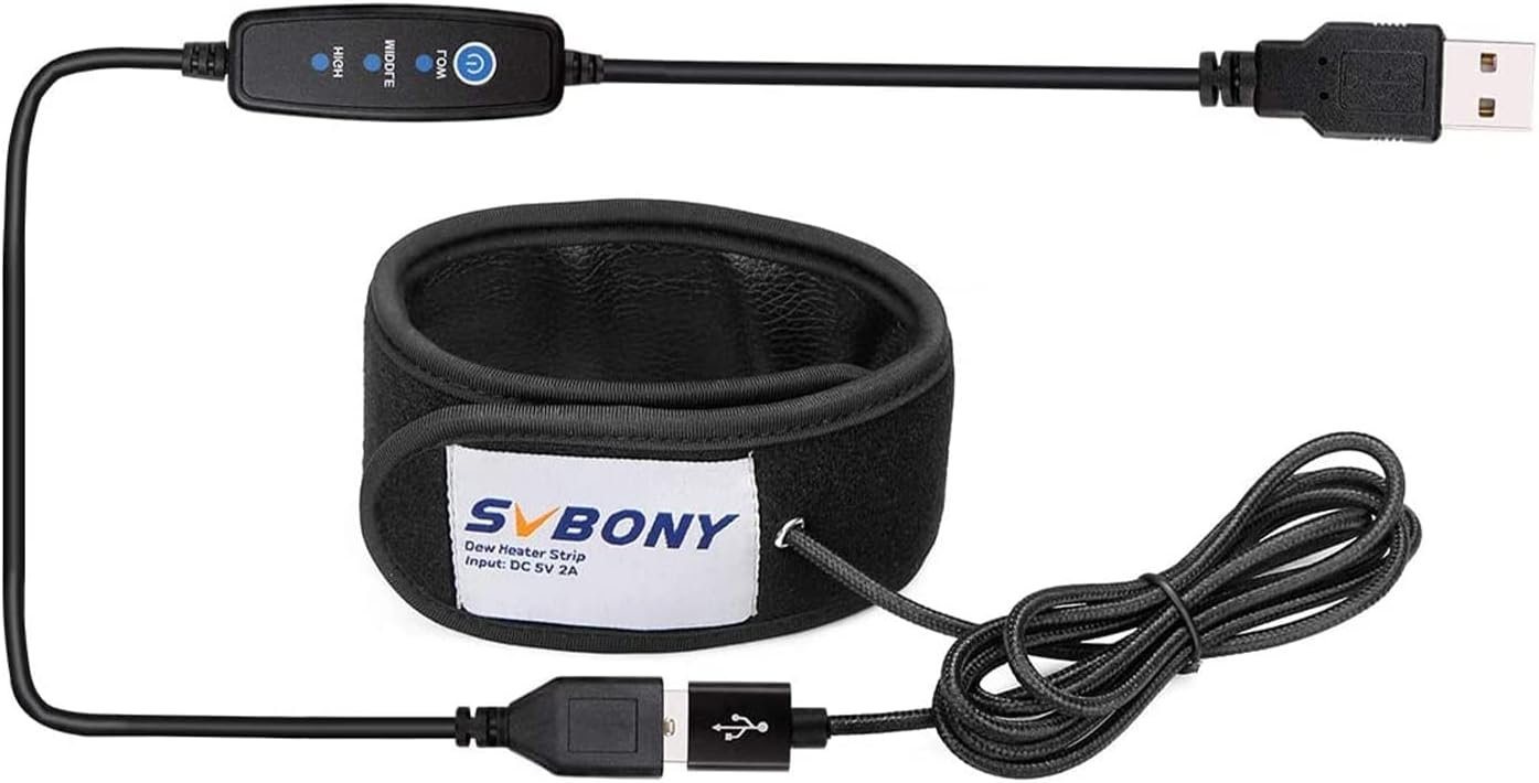 SVBONY Objektivadapter Svbony SV172 Objektiv Wärmer mit USB Temperaturregler von SVBONY