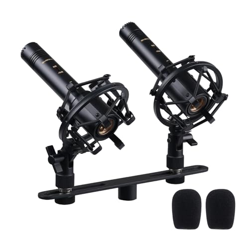 SVBONY SVMic M1 Instrumentenmikrofon, Kondensatormikrofon, Rein Vergoldete Mikrofonkapsel - Stärkere Tonabnahme, Empfindlichkeit/Tieffrequenzdämpfung, XLR Microphone mit T-Bügel, Shock Mount, Box SVBONY SVMic M1 Instrumentenmikrofon, Kondensatormikrofon, Rein Vergoldete Mikrofonkapsel - Stärkere Tonabnahme, Empfindlichkeit/Tieffrequenzdämpfung, XLR Microphone mit T-Bügel, Shock Mount, Box von SVBONY