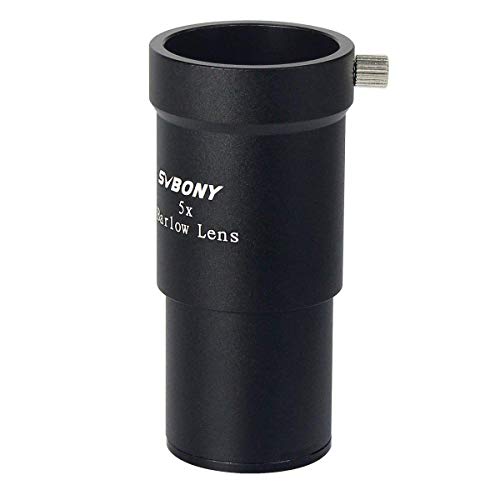 svbony Barlow Linse 5 x 3,2 cm Metall Voll Multi-vergütete Optik DREI Element APO 5 mal Vergrößerung für Teleskop Okular svbony Barlow Linse 5 x 3,2 cm Metall Voll Multi-vergütete Optik DREI Element APO 5 mal Vergrößerung für Teleskop Okular von SVBONY