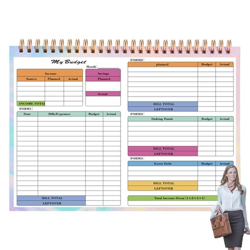 SVCEQZE Haushaltsbuch | Haushaltsbuch Finanzorganisator Wöchentliches Haushaltsbuch | Spesen-Tracker, Notizbuch, Rechnungsorganisator, mit wasserfestem Einband, Budget-Tagebuch SVCEQZE Haushaltsbuch | Haushaltsbuch Finanzorganisator Wöchentliches Haushaltsbuch | Spesen-Tracker, Notizbuch, Rechnungsorganisator, mit wasserfestem Einband, Budget-Tagebuch von SVCEQZE