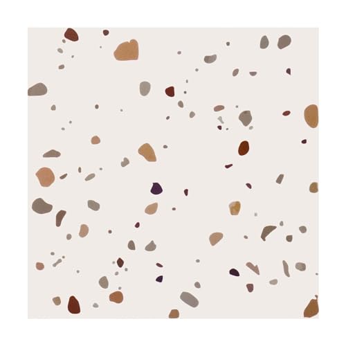 Vinyl-Bodenbelag, abziehen und aufkleben, 30 x 30 cm, Küchenrückwände, wasserdicht, abnehmbar, dekorative Fliesenaufkleber 10 Stück (Warm weiß) von SVNOOC