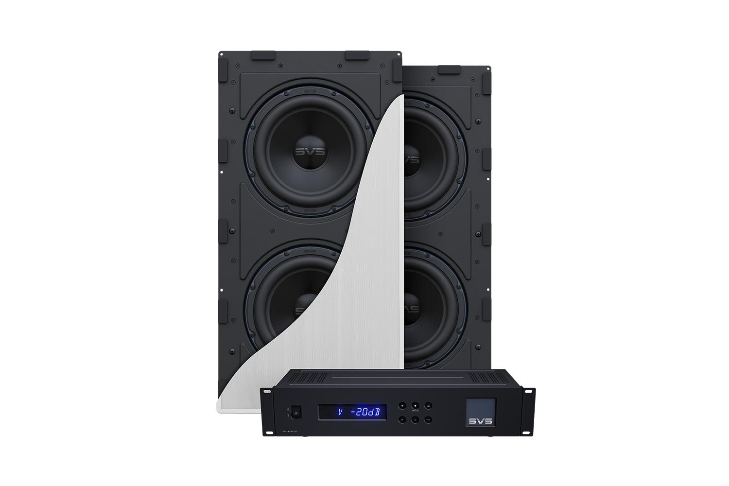 SVS 3000 In-Wall Einbau-Subwoofer - Dual Pack von SVS