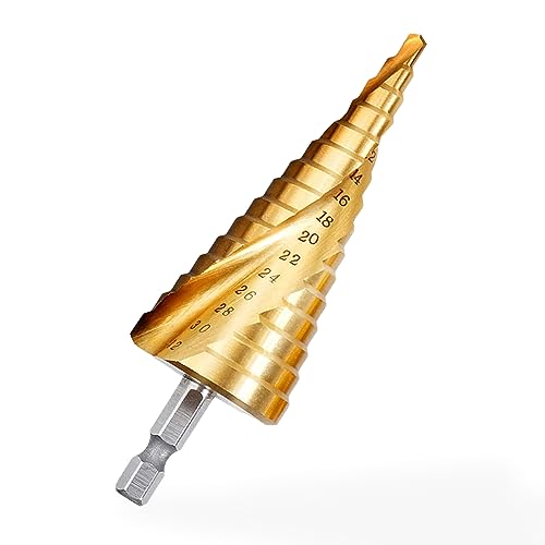4-32mm Stufenbohrer, Kegelbohrer, für dünne Eisenbleche, Aluminiumbleche, Holzbleche 4-32mm Stufenbohrer, Kegelbohrer, für dünne Eisenbleche, Aluminiumbleche, Holzbleche von SVUPUE