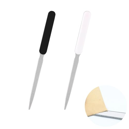 SVUPUE 2 Stück Brieföffner aus Edelstahl, Letter Opener, Umschlagöffner, Leichtes Brieföffnermesser, Briefmesser für Zuhause, Büro und Schule, Schwarz und Weiß SVUPUE 2 Stück Brieföffner aus Edelstahl, Letter Opener, Umschlagöffner, Leichtes Brieföffnermesser, Briefmesser für Zuhause, Büro und Schule, Schwarz und Weiß von SVUPUE
