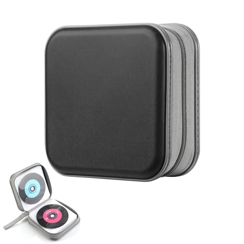 SVUPUE CD Tasche, CD DVD Discs Aufbewahrungstasche für 40 Discs, CD Aufbewahrungstasche für Auto und Zuhause, Schwarz SVUPUE CD Tasche, CD DVD Discs Aufbewahrungstasche für 40 Discs, CD Aufbewahrungstasche für Auto und Zuhause, Schwarz von SVUPUE