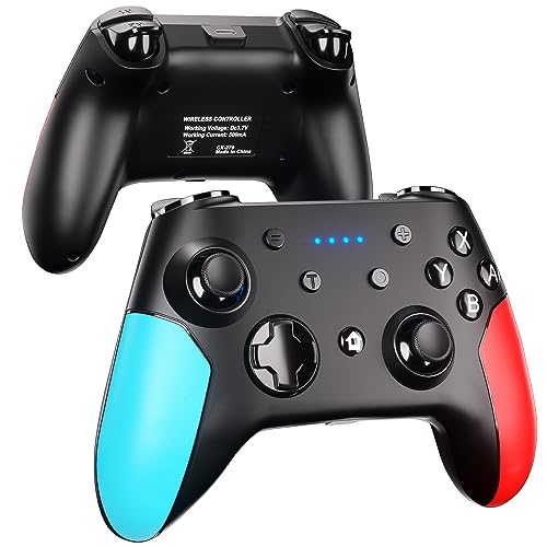 SWANPOW Switch Controller, Controller for Nintendo Switch Pro, Wireless for Switch OLED with SYNC Button/Wake-up Function/Adjustable Turbo von SWANPOW