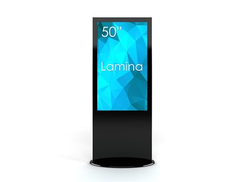 SWEDX Lamina, Digital Signage Display Stele 127 cm (50 Zoll) schwarz, 4K in 4K Out von SWEDX