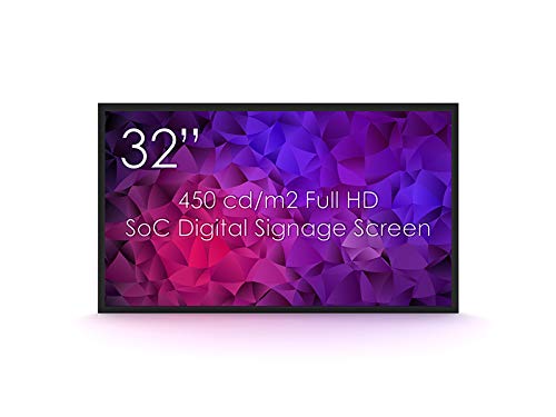 SWEDX SDS32X7-01 32 Zoll (81 cm) Digital Signage Display SoC (Full HD, 450 cd/m², SoC Android, 24/7 Betrieb) von SWEDX