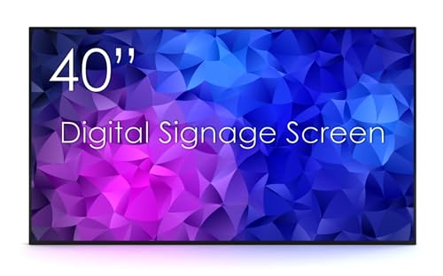 SWEDX SDS40K8-01 Digital Signage Display 102 cm (40 Zoll) Digital Signage Display (4K Ultra HD, 3 HDMI 2.0, 2 USB-Player, Timer, 24/7 Betrieb) von SWEDX